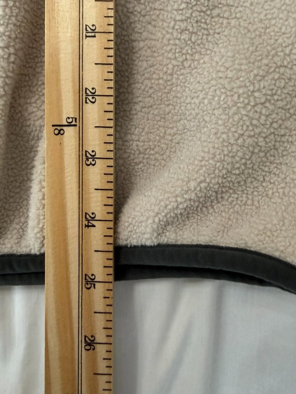 Patagonia Synchilla Snap-T Fleece Pullover Gray Cream Colorblock Size M - Picture 7 of 8